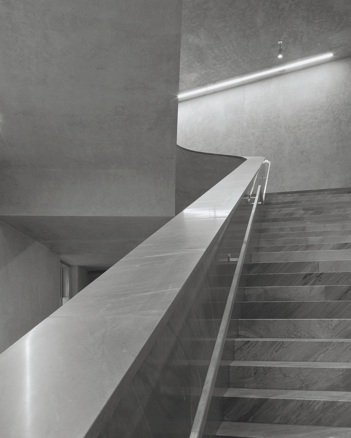 Das Treppenhaus im Neubau des Kunstmuseums Basel