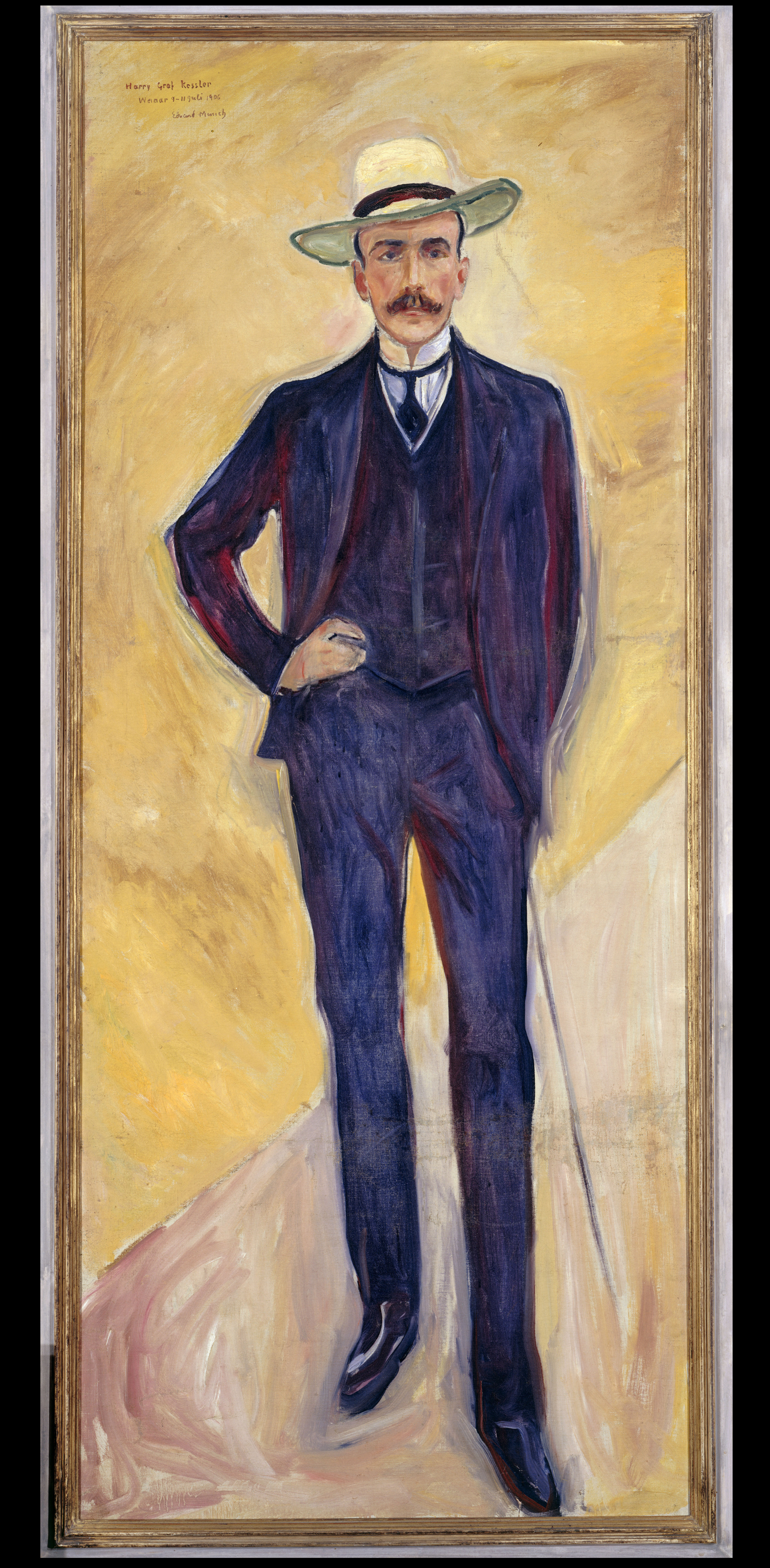 Edvard Munch, Harry Graf Kessler, Öl/Lwd., 1906 (Foto: Staatliche Museen zu Berlin, Nationalgalerie)