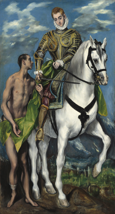 El Greco: Der Heilige Martin und der Bettler, 1597/1599, © Courtesy National Gallery of Art, Washington