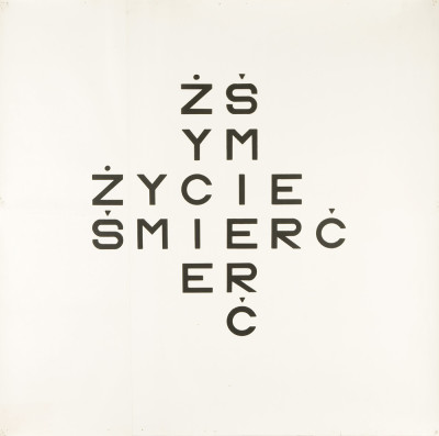 Stanisław Dróżdż, ohne Titel (Leben – Tod), 1969, ⓒ Wrocław Contemporary Museum