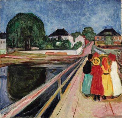 Edvard Munch: Mädchen auf der Brücke, 1902, Privatsammlung