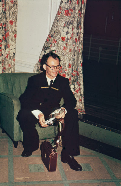Heinrich Heidersberger als Bordfotograf auf der MS Atlantic, 1954 (Copyright: Institut Heidersberger)