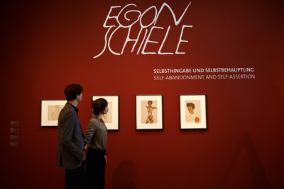 Egon Schiele im Leopold Museum, Wien. Foto: Peter Rigaud