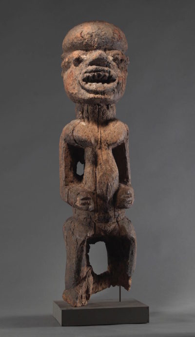 Boki Frauen-Figur, Holz, Nigeria, Frühes 20. Jh., 39 cm, Lot Nr. 25, Rufpreis 12 000 €, Foto: Dorotheum, Wien