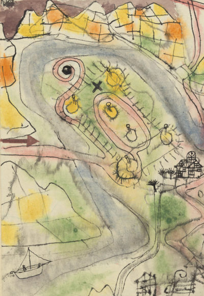 Paul Klee, Landschaft mit dem Lustgarten, 1924 © Privatbesitz, Schweiz, Depositum im Zentrum Paul Klee, Bern