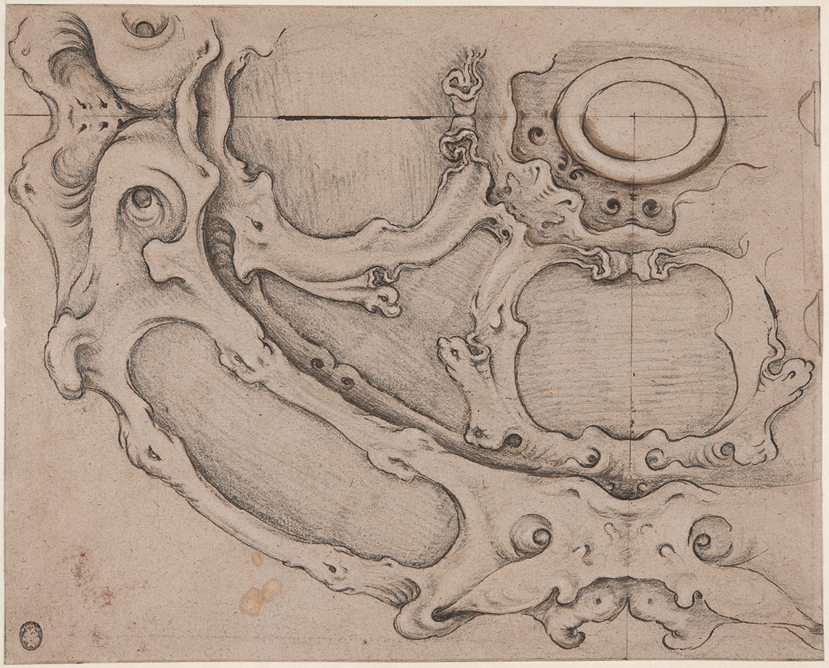 Entwurf für ein Basin, Adam van Vianen zugeschrieben, ca. 1610–1627, Stockholm, Nationalmuseum, Foto: Rijksmuseum