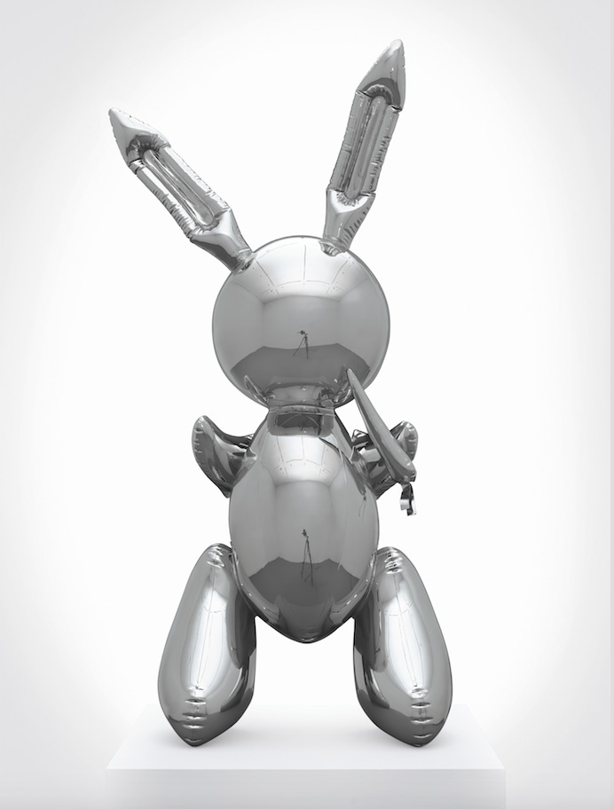 Jeff Koons (b. 1955) Rabbit stainless steel, 104.1 x 48.3 x 30.5 cm, executed in 1986. © Christie’s Ltd. 2019