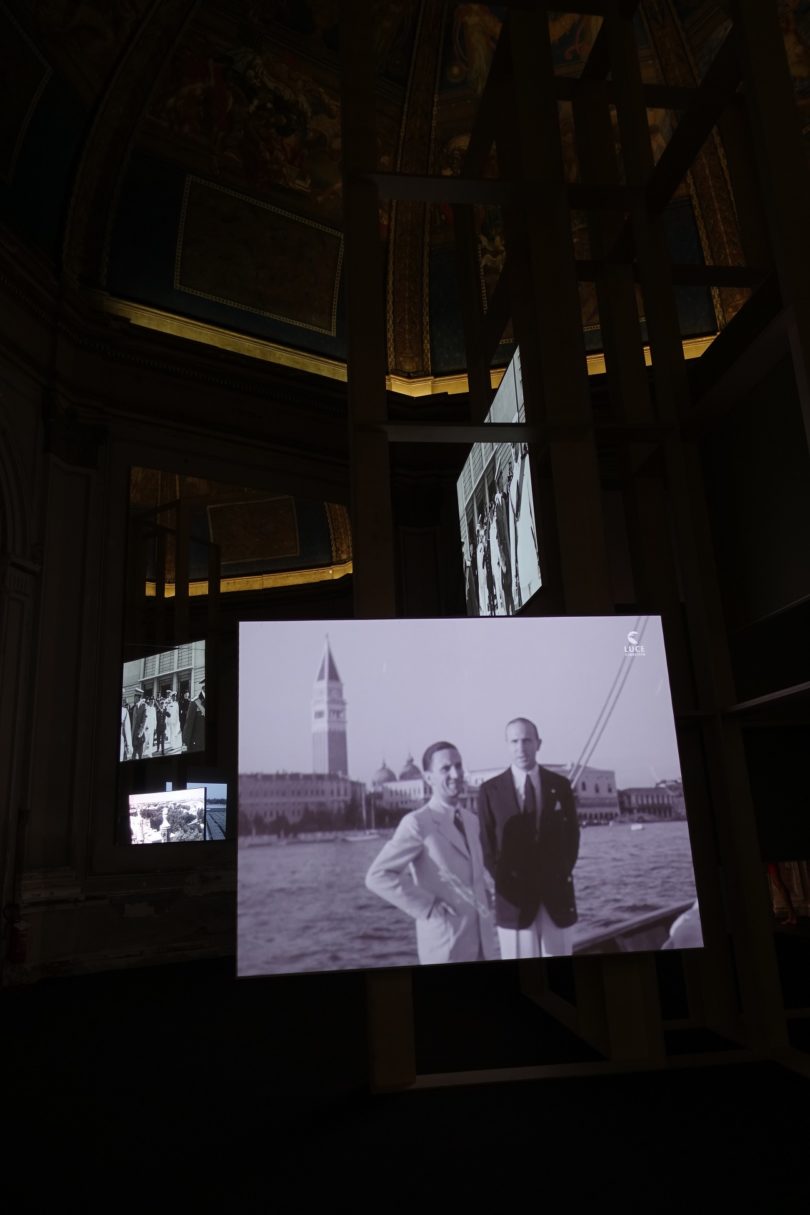 Ausstellungsansicht Kuppelsaal Biennale Venedig Joseph Goebbels