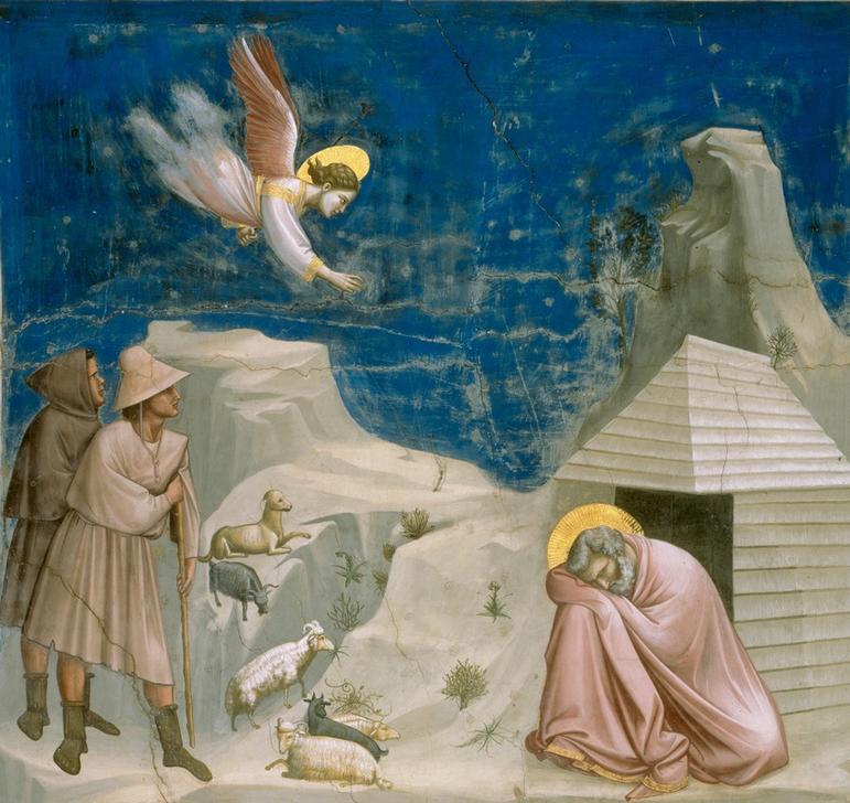 Reise zur Kunst, Giotto, Traum des Joachim, 1306