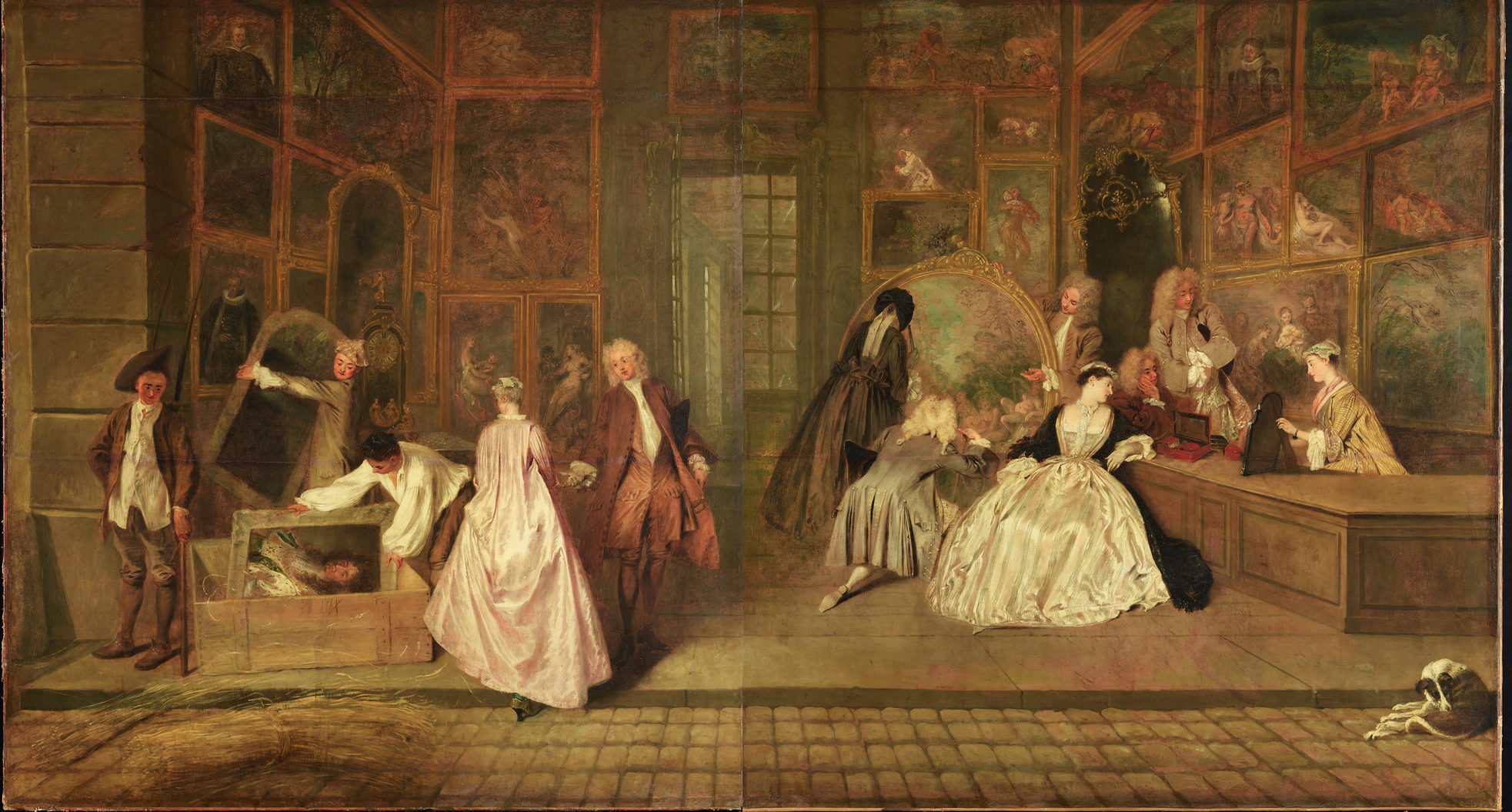 Antoine Watteau in Berlin Spannungsvoll knisternde Seide WELTKUNST
