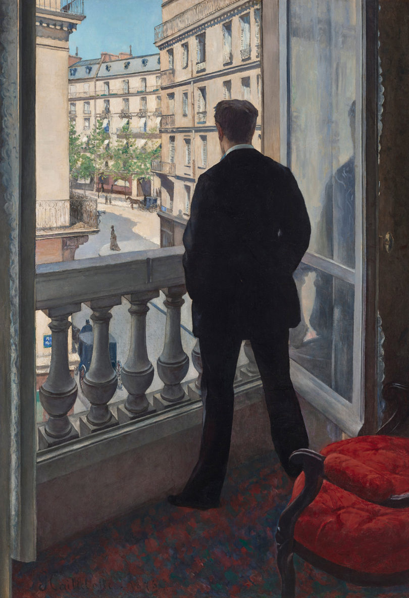 Gustave Caillebottes „Jeune homme à sa fenêtre“ Auktion Christies Sammlung Cox