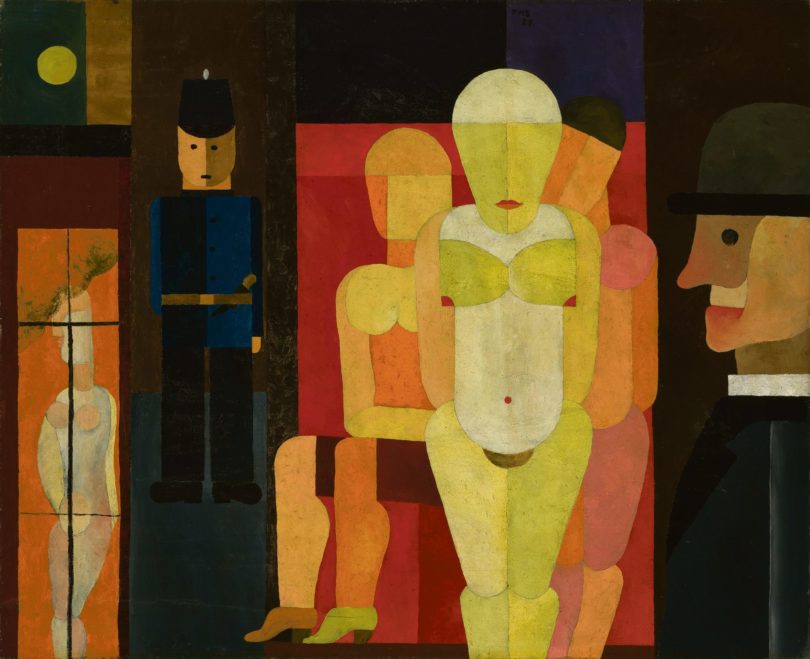 Frank Wilhelm Seiwerts „Freudlose Gasse“, ein 1927 entstandenes Sujet aus dem Rotlicht-Milieu, verbesserte sich am 24. März 2021 bei Christie’s von 120.000 auf 180.000 Pfund. © Christie’s, London