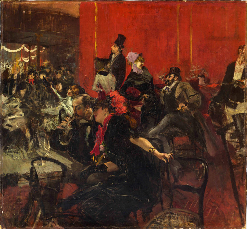Giovanni Boldinis Scène de fête au Moulin Rouge Petit Palais Ausstellung Juni