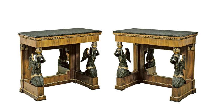 Biedermeier Konsolen Josef Danhauser Dorotheum