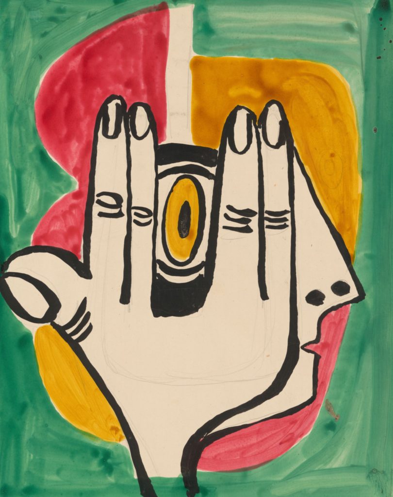 Jankel Adler Durch die Hand Schauender Wuppertal