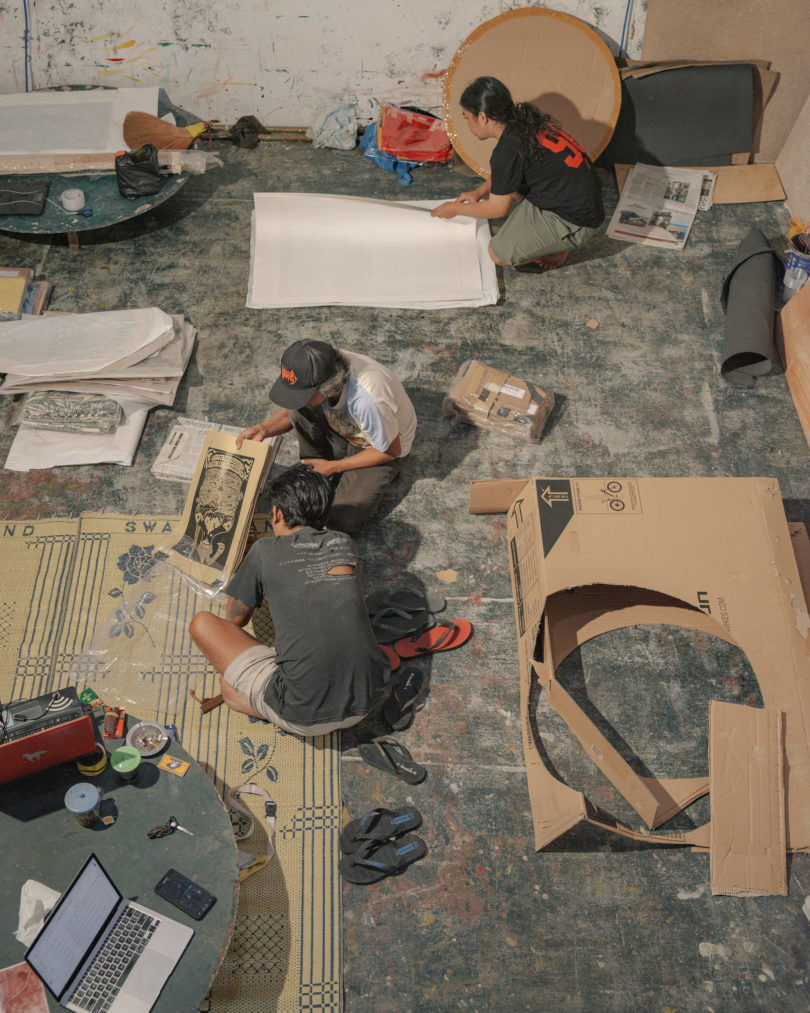 Taring Padi Indonesien Studio Vorbereitung Documenat Fifteen