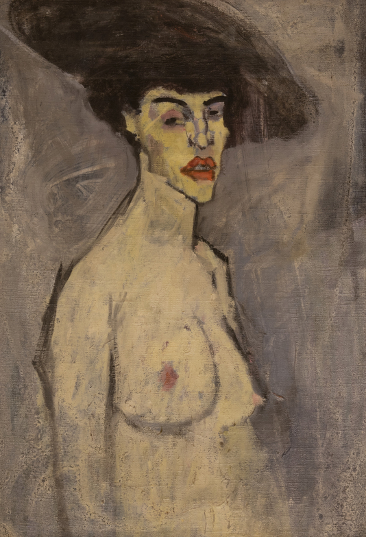 Amadeo Modigliani Akt mit Hut
