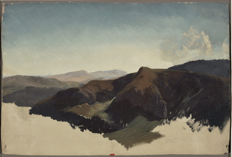 Carl Hummel Blick über die Berge bei Civitella