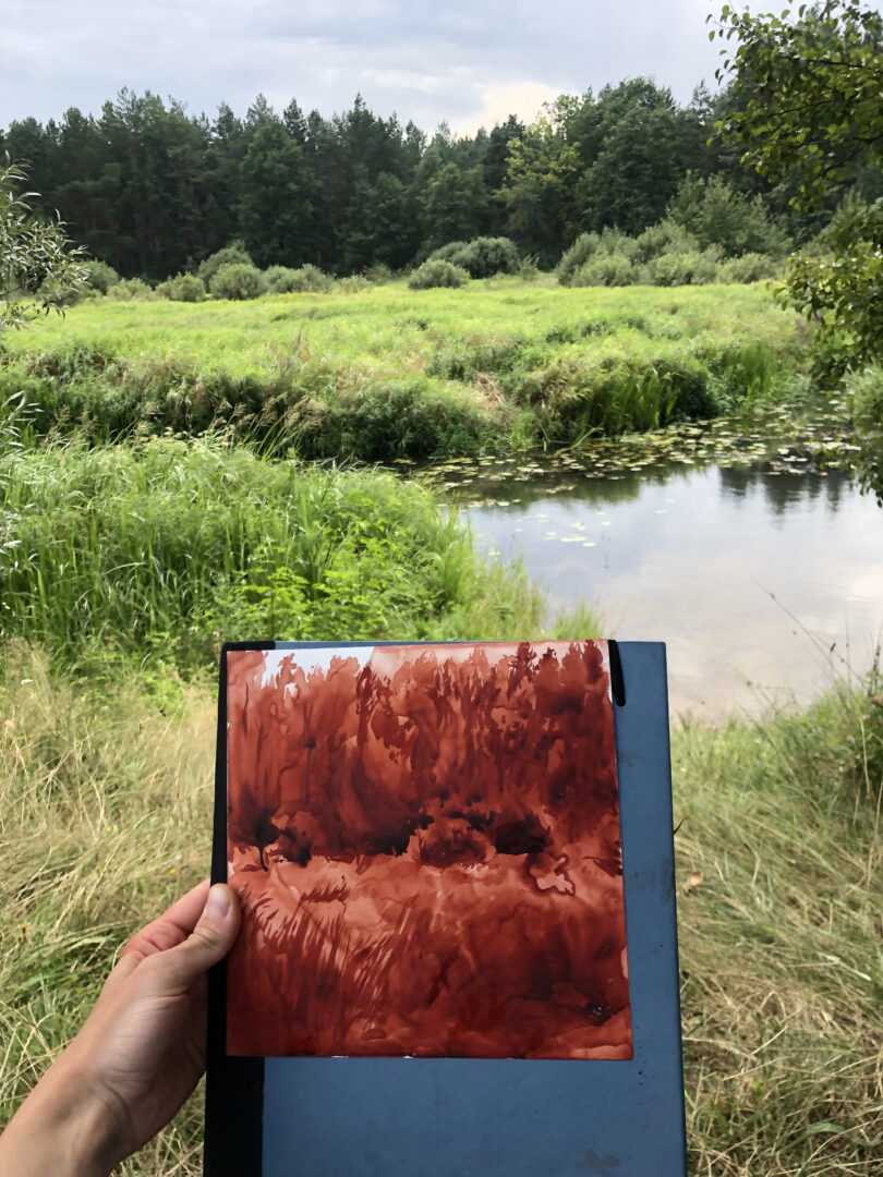 Dariia Kuzmych Zeichnung Uschytsja