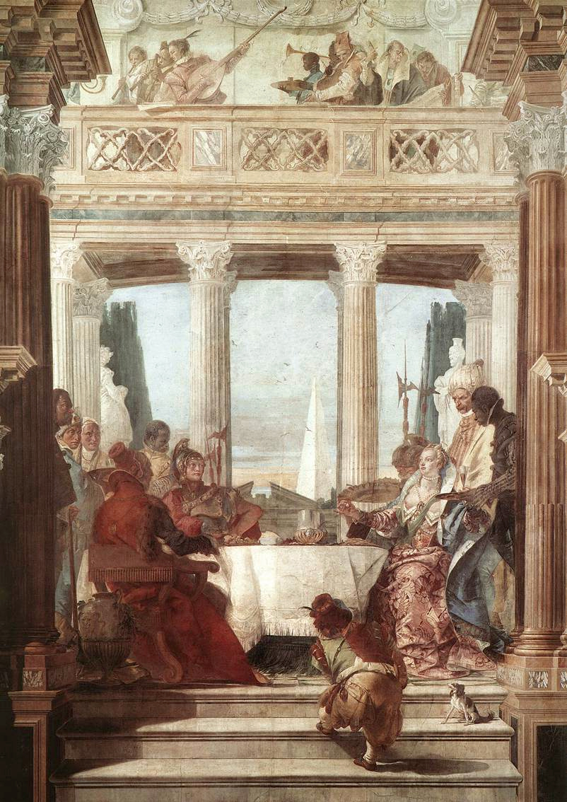 Tiepolo Das Banquett der Kleopatra Palazzo Labia Venedig
