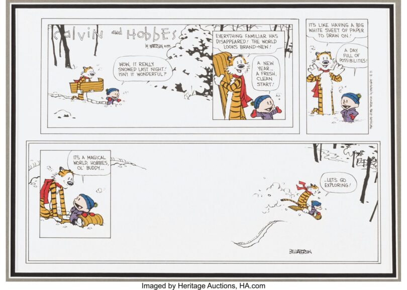 Bill Watterson Calvin and Hobbes Heritage Auctions
