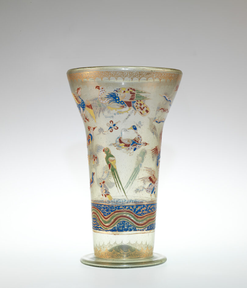 Enamelled glass vase Calouste Gulbenkian Museum