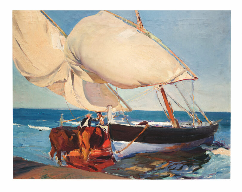 Joaquin Sorolla Segelboot Gemälde