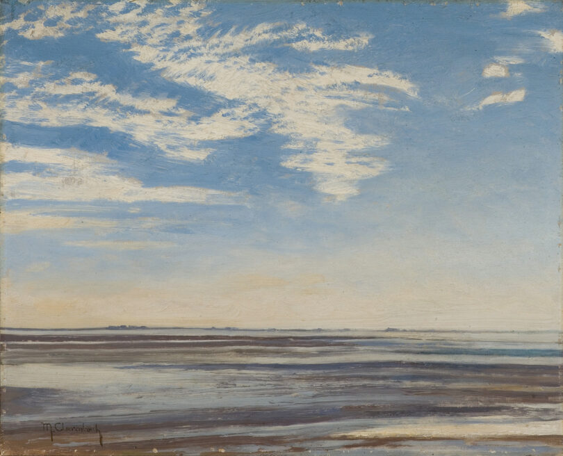 Max Clarenbach Wattenmeer Wyck Gemälde