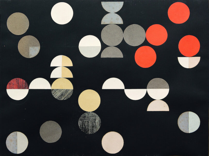 Sophie Taeuber-Arp, „Komposition mit Kreisen und Halbkreisen“, 1938. © Foto Mick Vincenz/Arp Museum