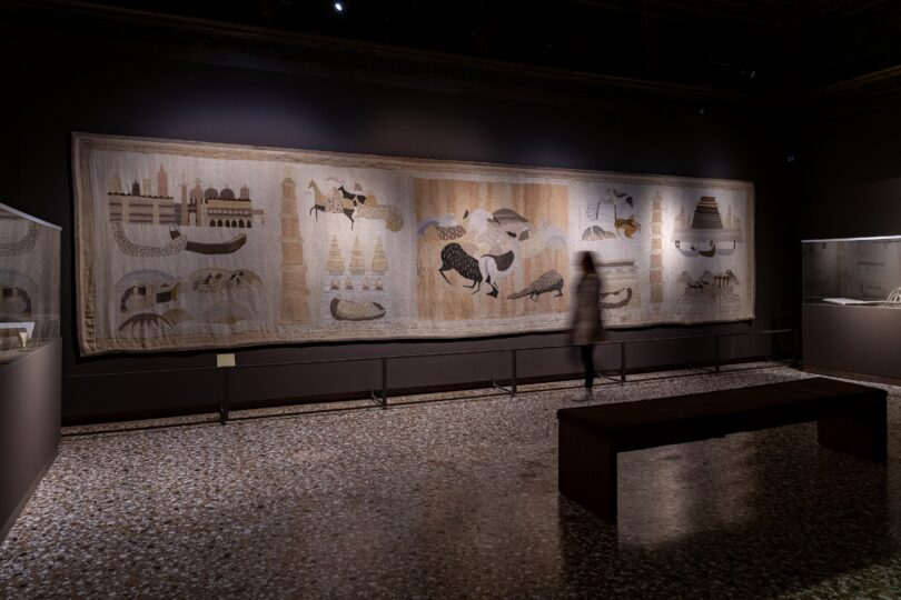 Ein Blick in die Ausstellung zu Marco Polo im Dogenpalast in Venedig