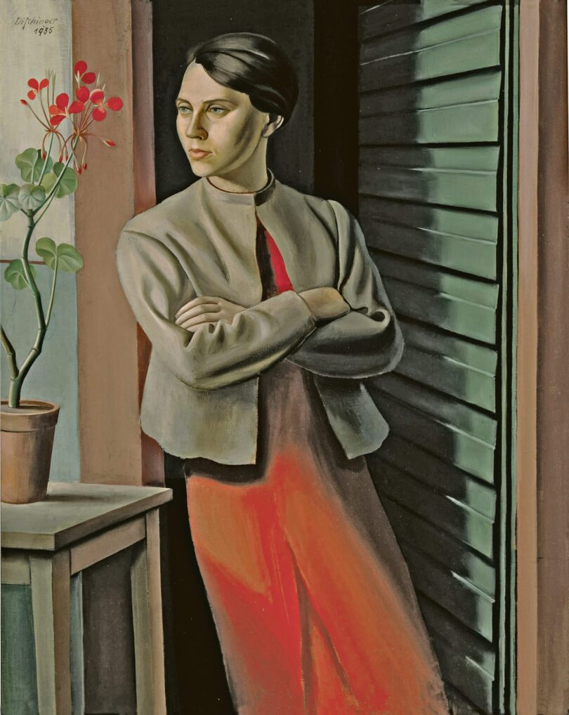 Rudolf Dischinger, „Bildnis Karola Dischinger“, 1935 wird bei Irene Lehr in Berlin aufgerufen
