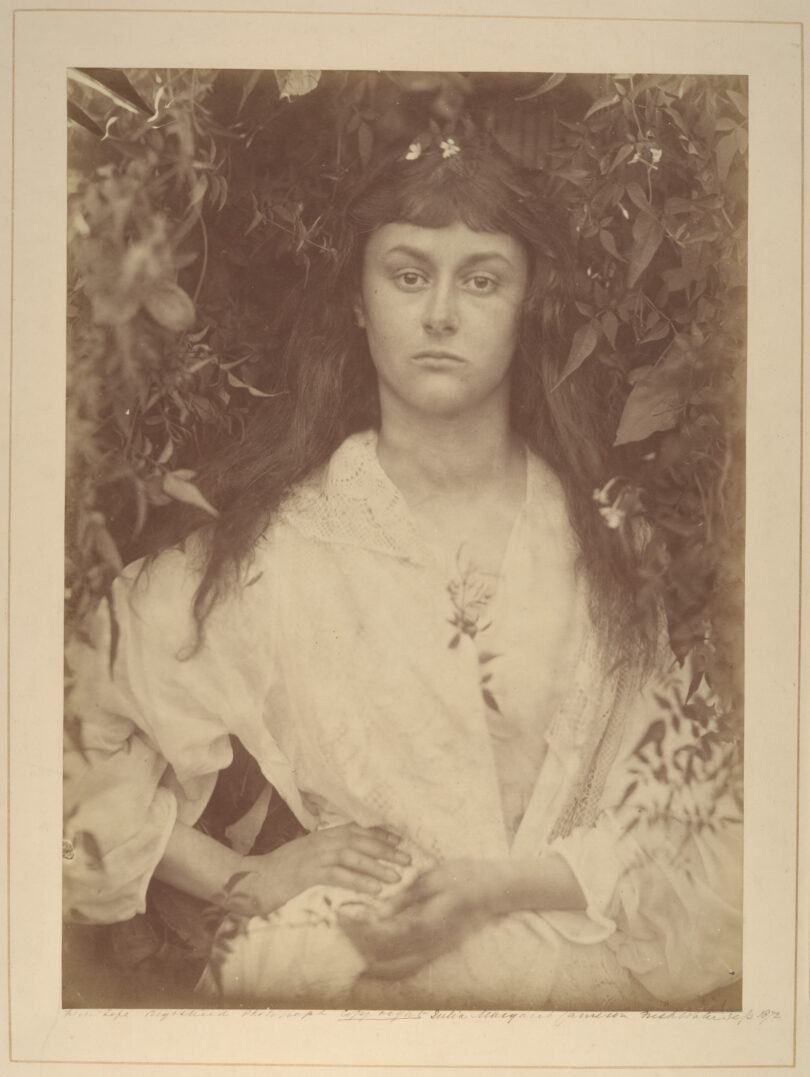 Pomona (Alice Liddell) fotografiert von Julia Margaret Cameron im Jahr 1872.