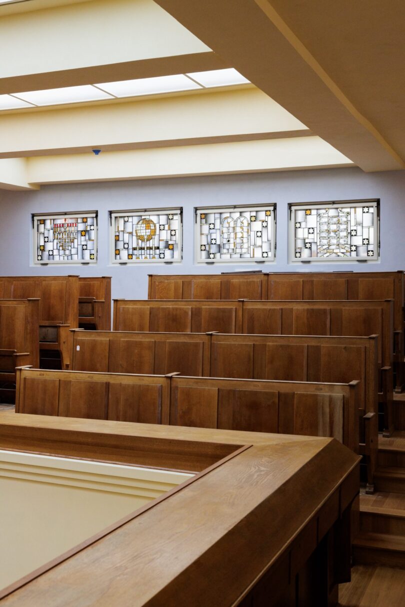 Die Frauenempore in der Synagoge Reichenbachstraße