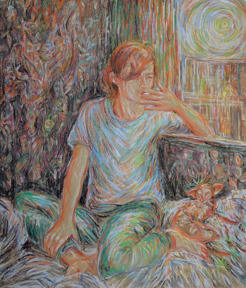 Ulrike Theusner, „Green Moon II“, 2025.