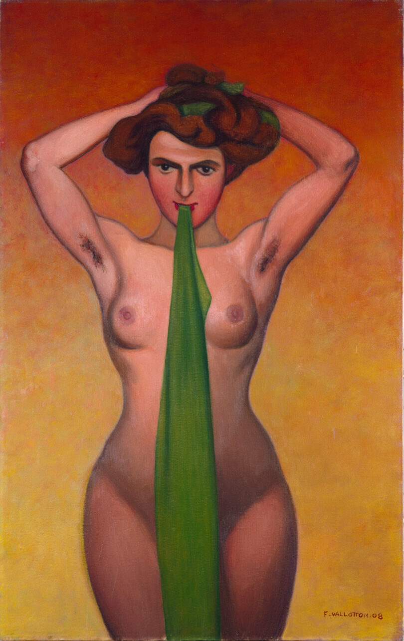 Ein eigenwilliger Symbolismus kennzeichnet „Herbst“ von 1908.