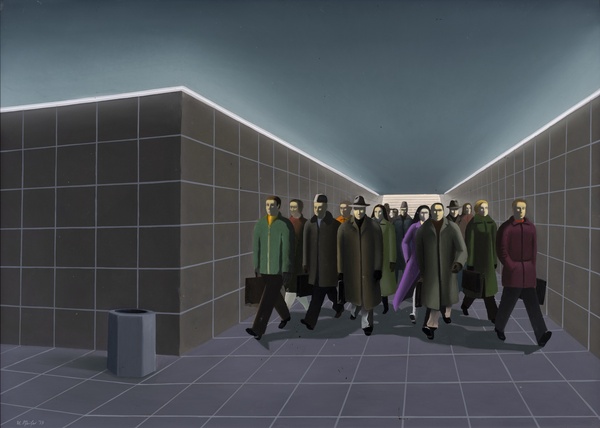 Uwe Pfeifer, Fußgängertunnel, 1973.