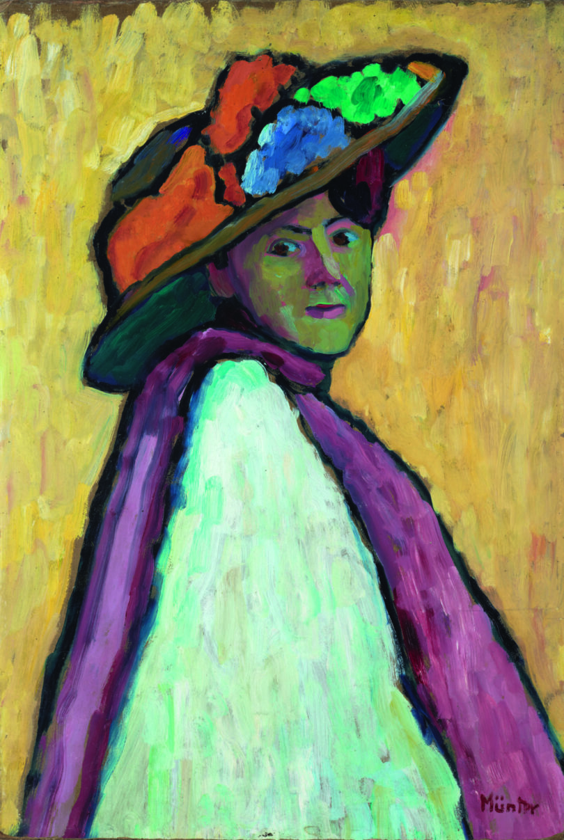 Gabriele Münter, „Bildnis Marianne von Werefkin“, 1909. Das Museum Wiesbaden widmet den Künstlerinnen des Blauen Reiters eine Ausstellung.