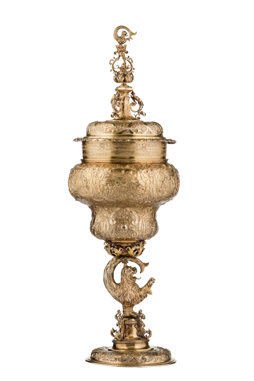 Hans Pezolt, Pokal mit Bergbauszenen, von 1593/1602