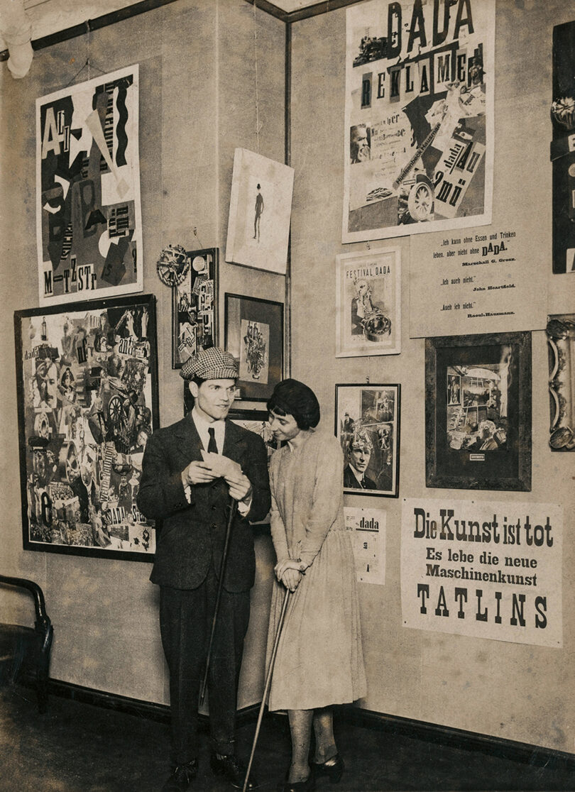 Raoul Hausmann und Hannah Höch auf der Ersten Internationalen Dada-Messe 1920 in Berlin