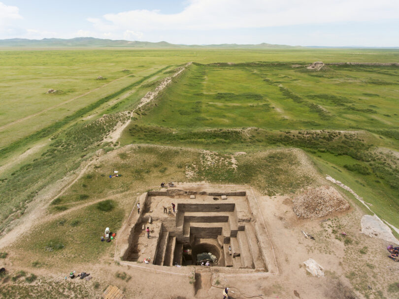 Ausgrabungen auf der Zitadelle von Karabalgasun