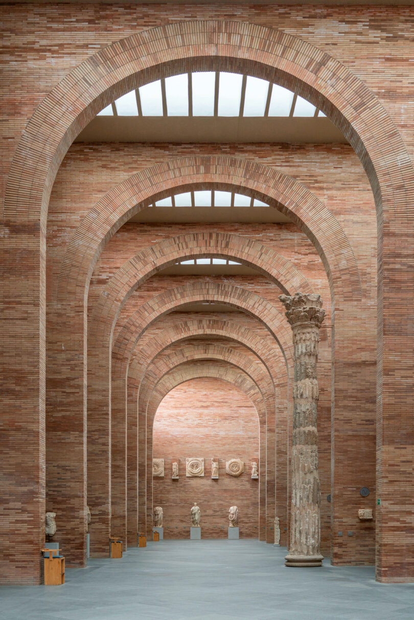 Das Museo Nacional de Arte Romano wurde über den archäologischen Ausgrabungen von Mérida errichtet.