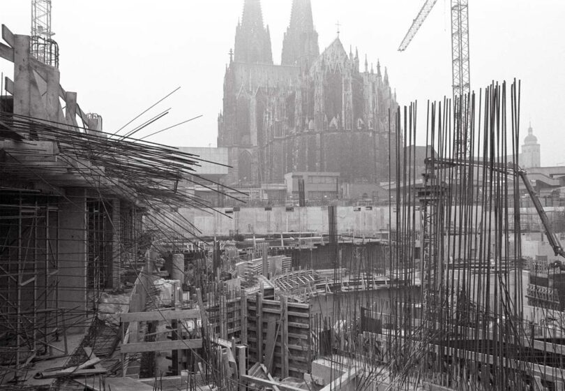 Kurt Wagner, Baustelle Museum Ludwig, um 1981. © Historisches Archiv der Stadt Köln mit Rheinischem Bildarchiv