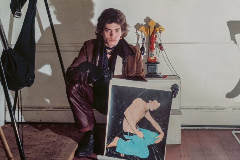 Foto von Albert Scopin aus dem Chelsea Hotel auf dem Robert Mapplethorpe zu sehen ist