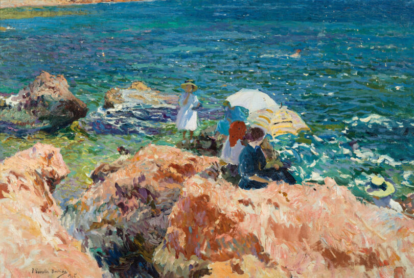 Meeresszene, gemalt 1905 von Joaquín Sorolla, bei Colnaghi