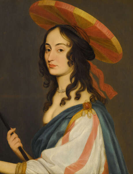 Selbstporträt von Louise Hollandine of the Palatinate, c.1650-55. © Museum door Schone Kunsten Gent
