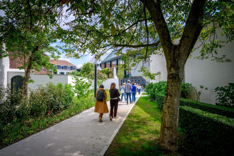 Zugang zur Kunsthalle in Bruges