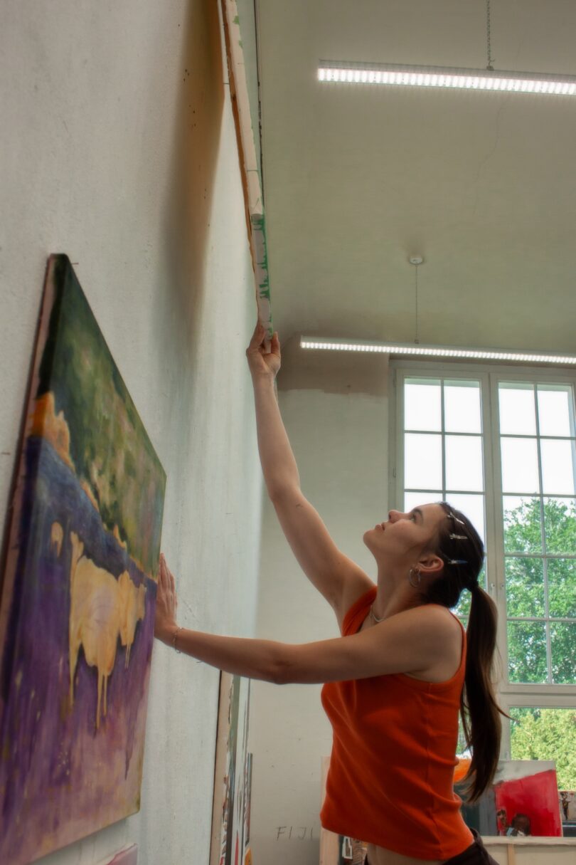 Marlene Wieder im Atelier