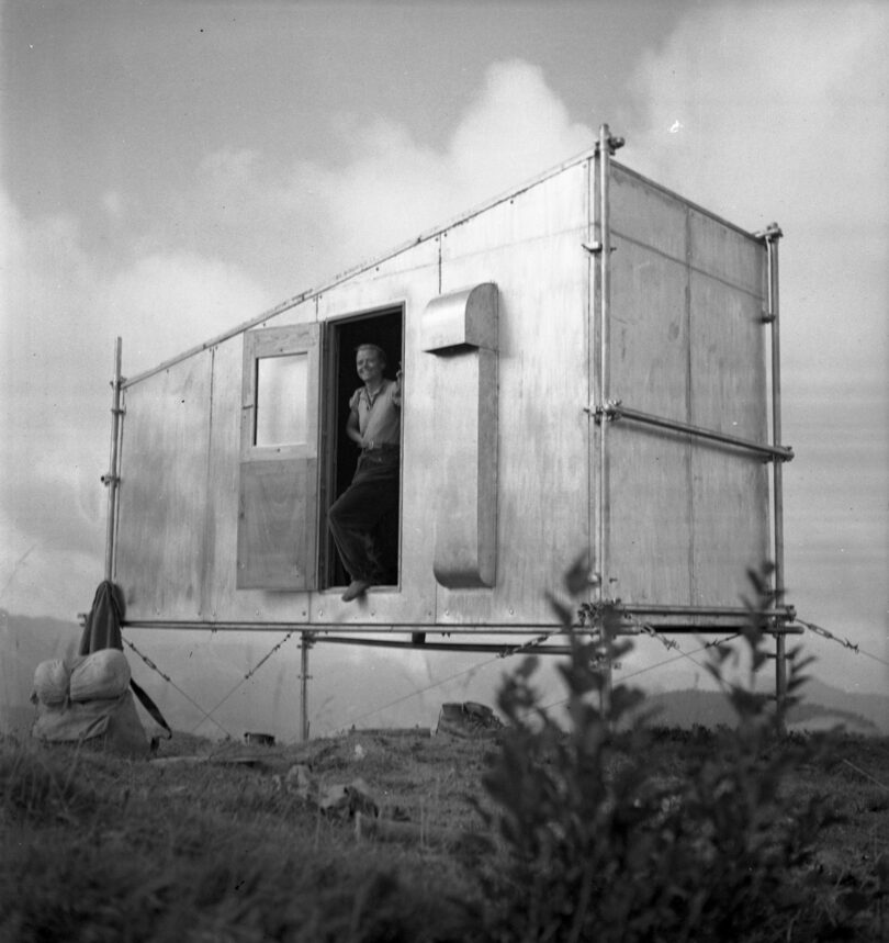 Charlotte Perriand im Refuge Bivouac