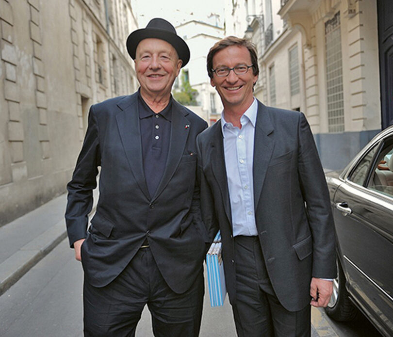 Georg Baselitz und sein Salzburger Galerist Thaddaeus Ropac