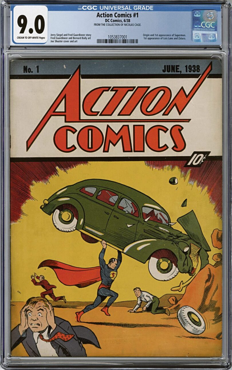 Cover eines Comics mit bunter szenischer Darstellung
